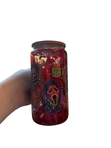 Drip Snow globe horror handled