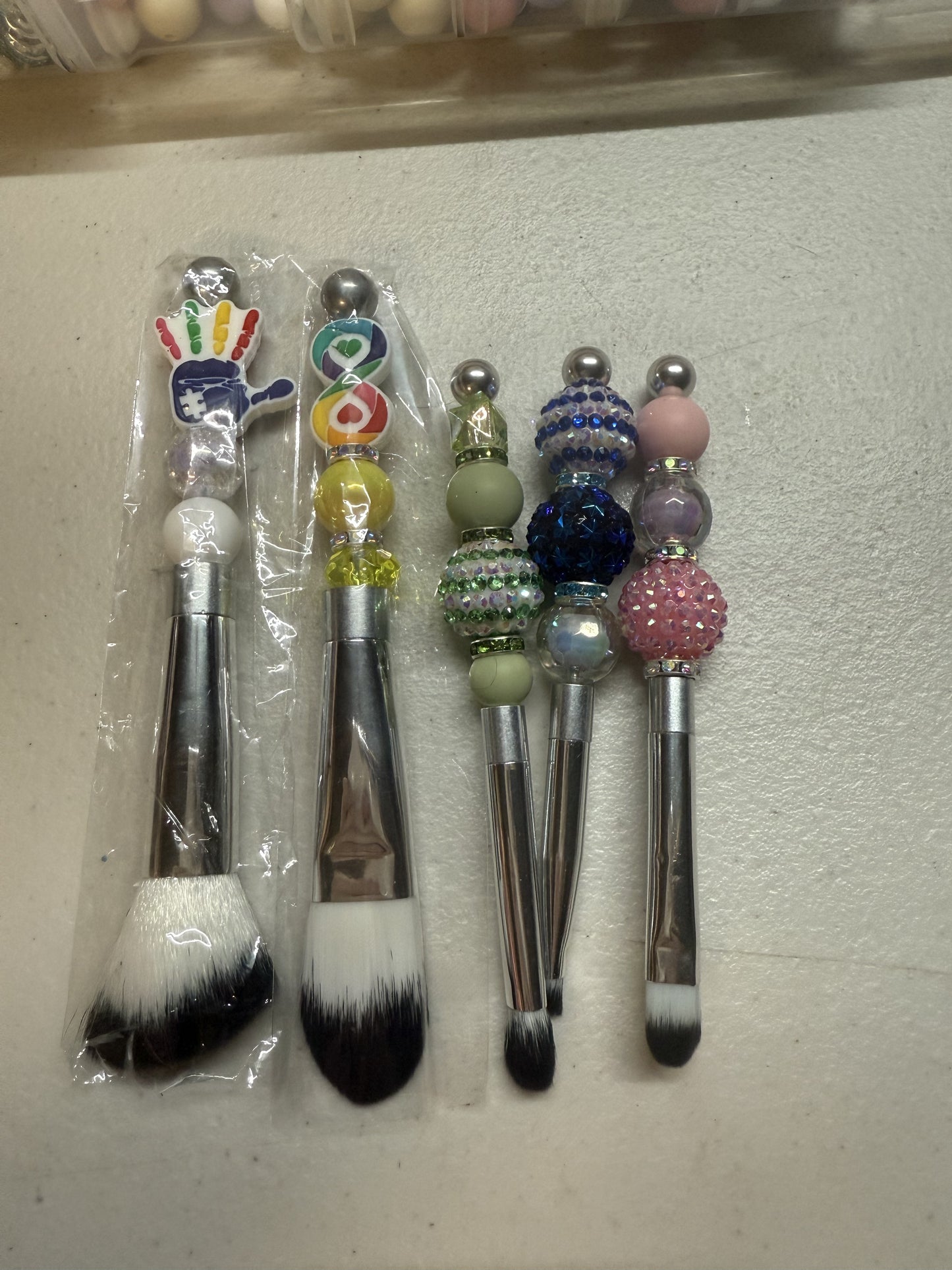 Focal makeup brushes