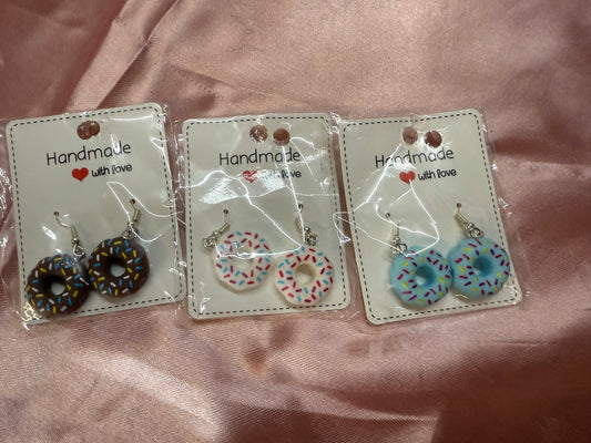 Donut ear rings